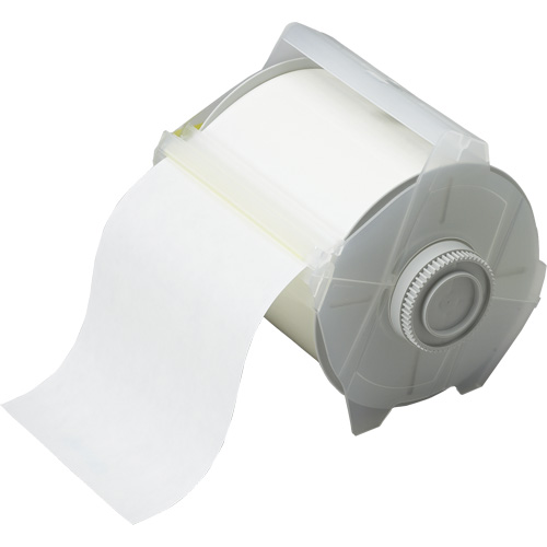Printer Tape, Polyester, Clear, 4" Width
