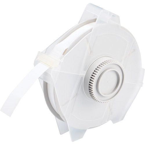 Printer Tape, Polyester, White, 0.5" Width