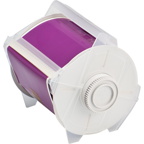 Printer Tape, Polyester, Purple, 4" Width