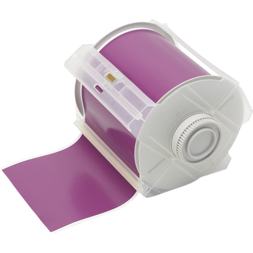 Printer Tape, Polyester, Purple, 2.25" Width