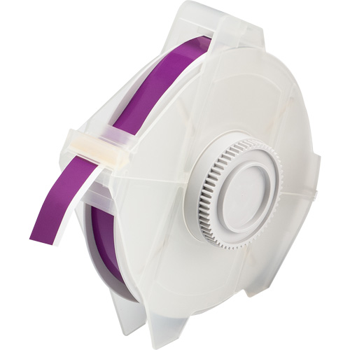 Printer Tape, Polyester, Purple, 0.5" Width