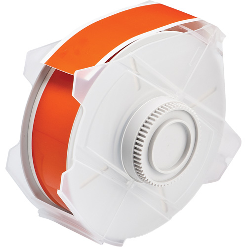 Printer Tape, Polyester, Orange, 1.125" Width
