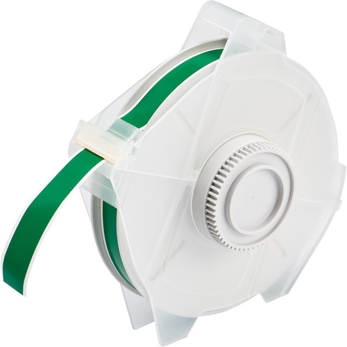 Printer Tape, Polyester, Green, 0.5" Width