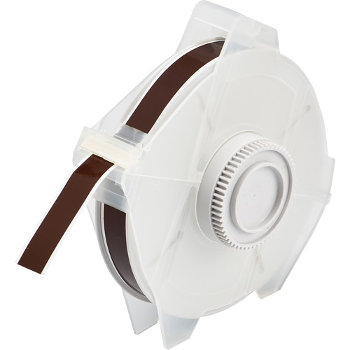 Printer Tape, Polyester, Brown, 0.5" Width