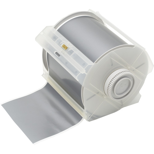 Printer Tape, Polyester, Grey, 4" Width