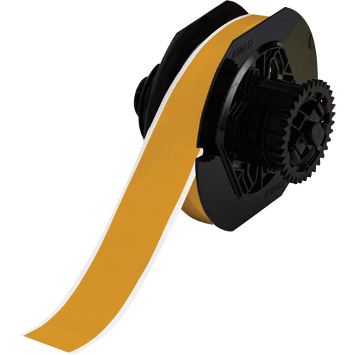 Low-Halide Printer Tape, Polyester, Ochre, 1.125" Width