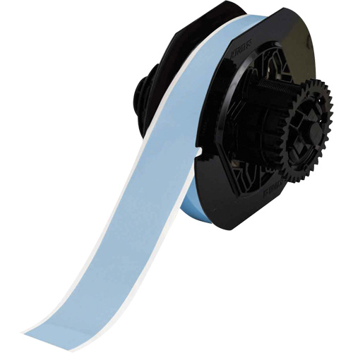 Low-Halide Printer Tape, Polyester, Blue, 1.125" Width