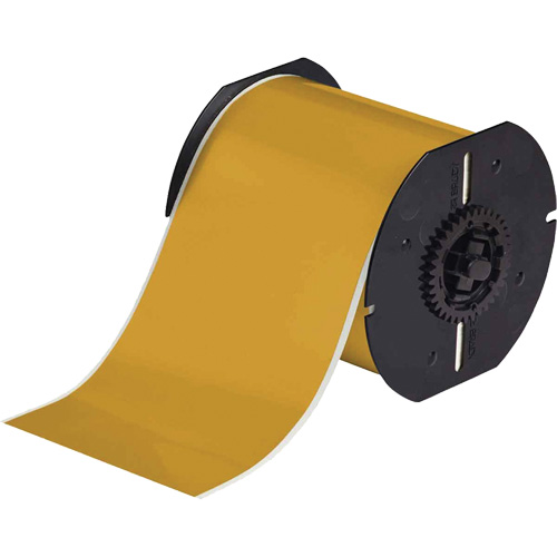 Low-Halide Printer Tape, Polyester, Ochre, 4" Width