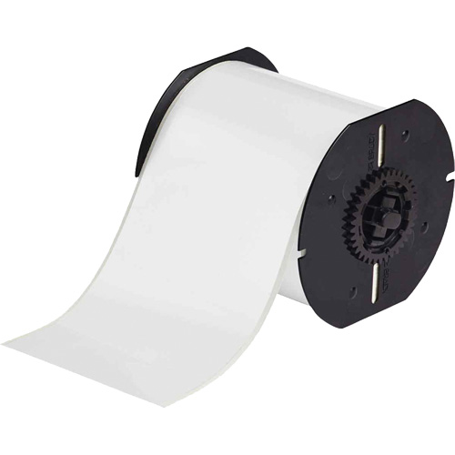 Low-Halide Printer Tape, Polyester, White, 4" Width