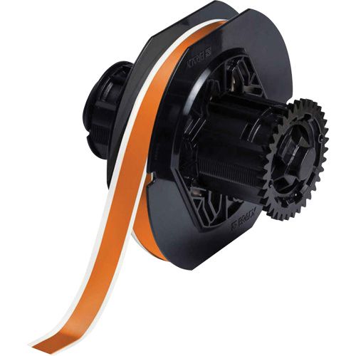 Low-Halide Printer Tape, Polyester, Orange, 0.5" Width