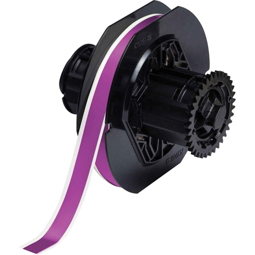 Low-Halide Printer Tape, Polyester, Purple, 0.5" Width
