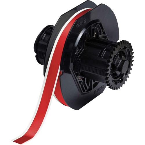 Low-Halide Printer Tape, Polyester, Red, 0.5" Width