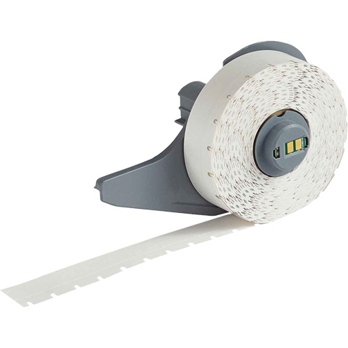 Printable Blank Tag Stock, Polypropylene, White, 0.475" Width
