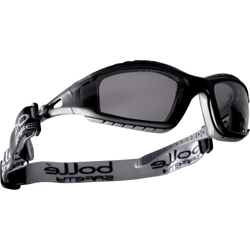 Tracker Safety Glasses, Grey/Smoke Lens, Anti-Fog/Anti-Static, Meets/Exceeds CSA Z94.3