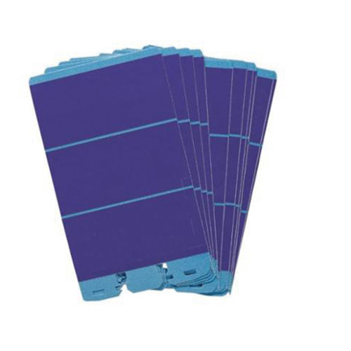 Porta-Pack Wire Marker Refill Pages, Cloth, 0.22" L x 1.56" H, Light Blue