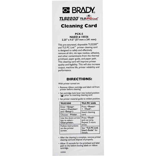 Label Printer Cleaning Kit