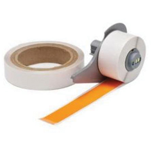 Floor Marking Printer Tape, Polyester, Orange, 1" Width