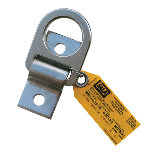 DBI-SALA® D-ring Anchorage Plate, Bolt-On, Permanent Use
