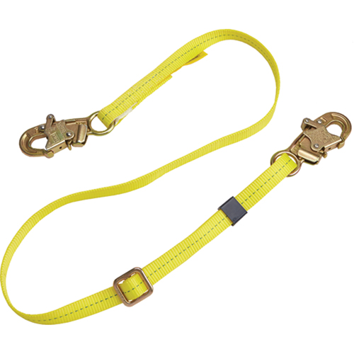Web Adjustable Positioning Lanyard, 1 Legs, 6', CSA Class B, Polyester
