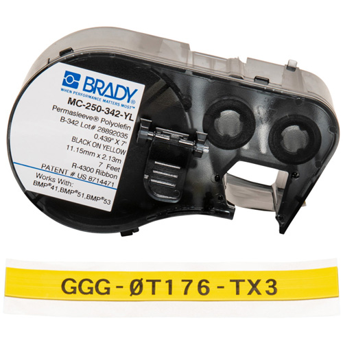 Wire Marking Sleeve Cartridge, Black