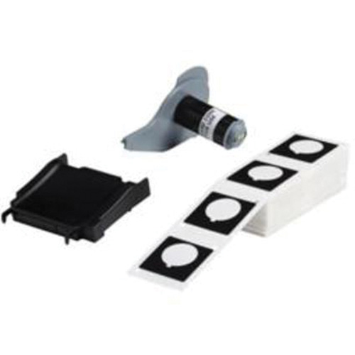 Raised Push-Button Panel Labels, Polyester, 1.8" L x 1.8" H, Black