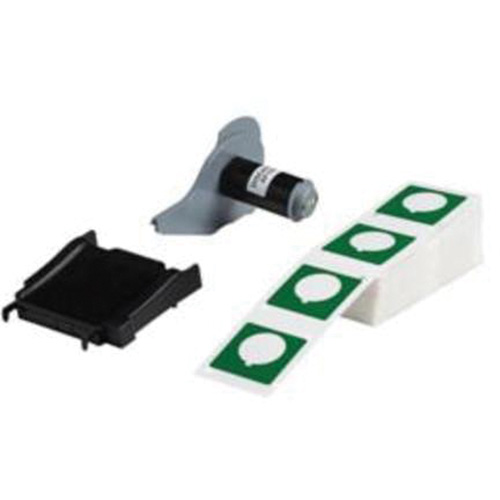 Raised Push-Button Panel Labels, Polyester, 1.8" L x 1.8" H, Green