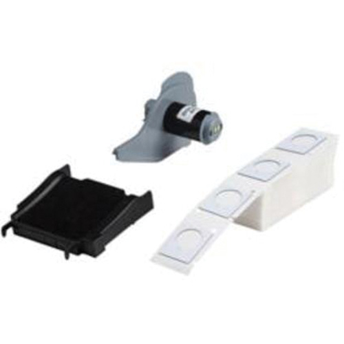 Raised Push-Button Panel Labels, Polyester, 1.2" L x 1.5" H, White