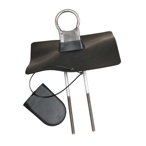 DBI-SALA® Permanent Roof Anchor with Flashing & Cap, Bolt-On, Permanent Use