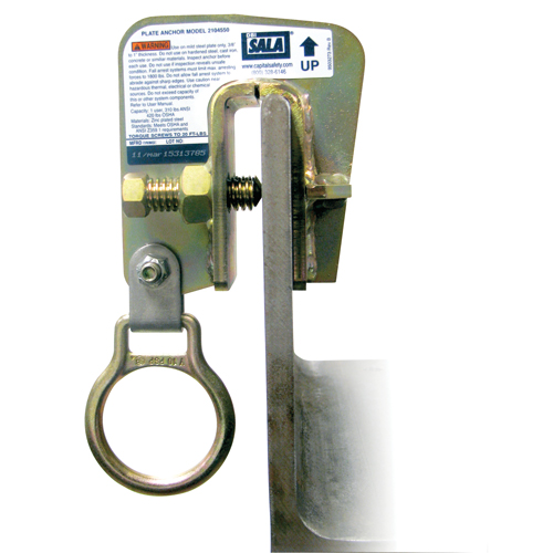 DBI-SALA® Steel Plate Anchor, Bolt-On, Temporary Use