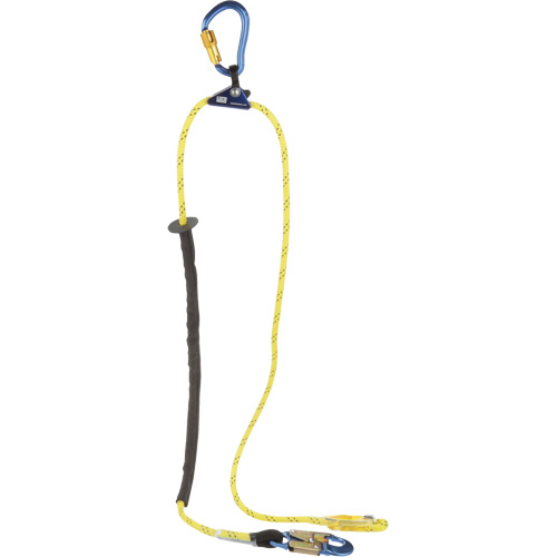 Pole Climber's Adjustable Rope Positioning Lanyard, 1 Legs, 8', CSA Class F, Nylon