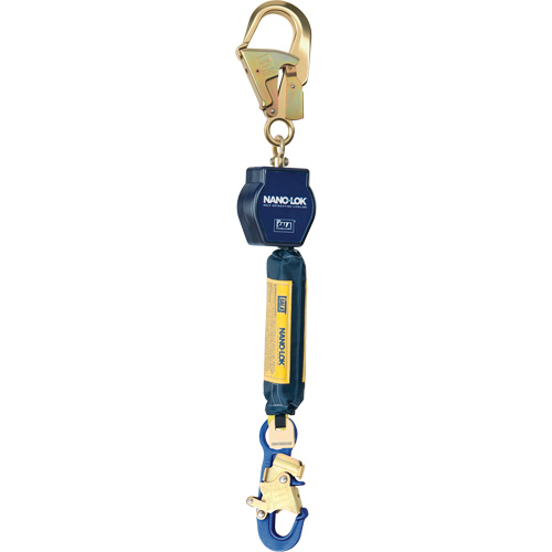 Nano-Lok™ Self-Retracting Lifeline, 6', Dyneema®/Polyester, Swivel