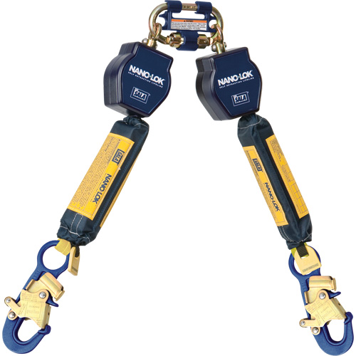 Nano-Lok™ Self-Retracting Lifeline, 6', Dyneema®/Polyester, Swivel