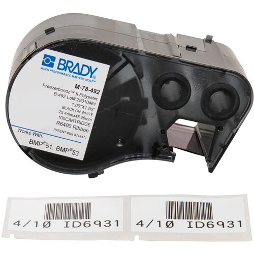 Low Temperature Label Maker Cartridge, Black