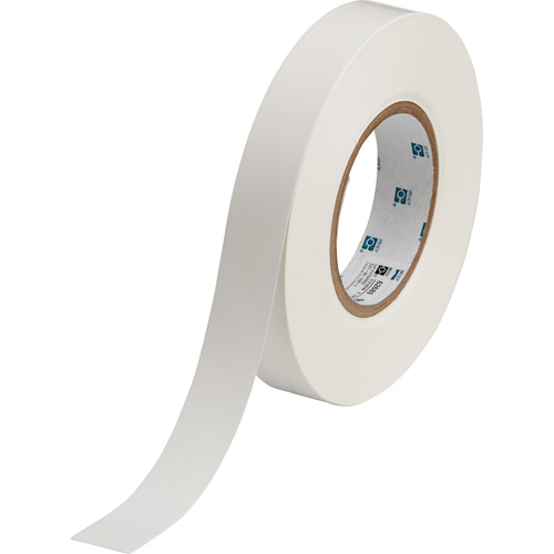 Label Cartridge, Cloth, White, 0.24" Width