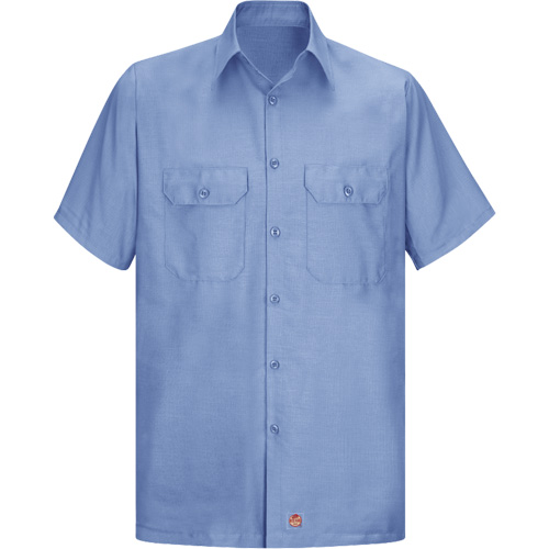 Short Sleeve Ripstop Shirt, Men's, X-Large (Tall), Blue