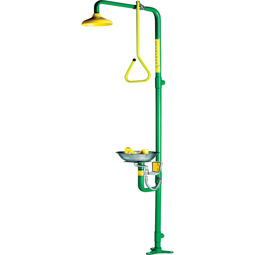 Safe-T-Zone® Aerated Combination Shower & Eye Wash