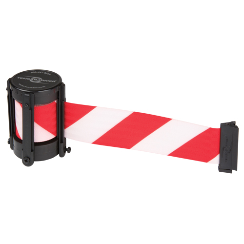 Replacement Cassettes For Utility, Advance & StowAway® TensaBarrier®, 13', White Tape