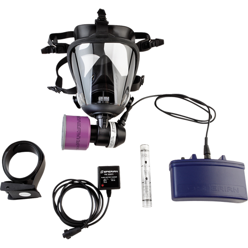 PR500 Series Face Mount PAPR, Facepiece Respirator, NiCd Battery
