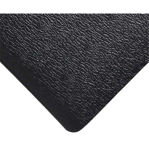 Soft Step Mats No.427, Pebbled, 2' x 20' x 3/8", Black, PVC Sponge