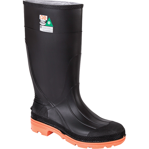 North® PRM™ Work Boots, PVC, Steel Toe, Size 12, Puncture Resistant Sole