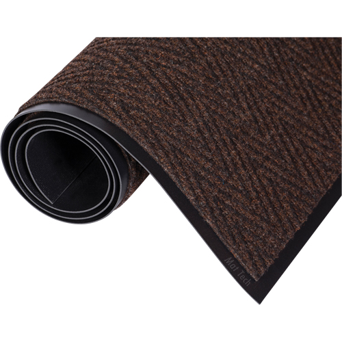 Chevron™ Matting, Wiper/Scraper, 3' x 11' x 5/16", Brown