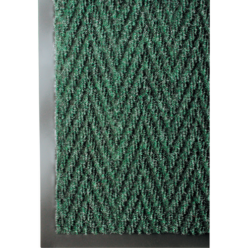 Chevron™ Matting, Wiper/Scraper, 4' x 8' x 5/16", Green