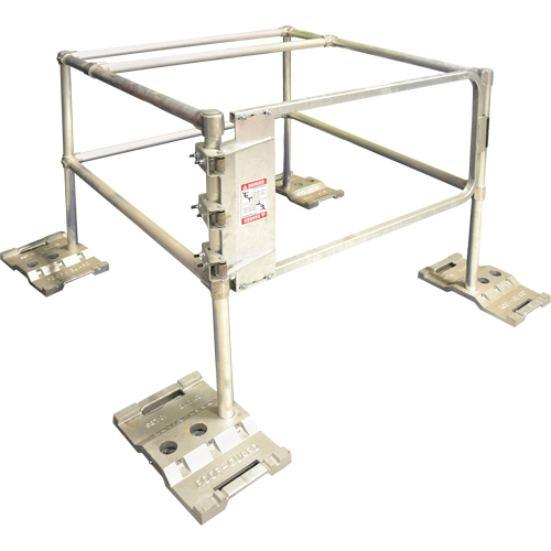 RoofGuard Classic System - Hatch Kit, Aluminum, 48" W x 48" L x 42" H