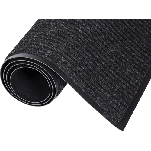 Needle-Rib™ Matting, Wiper/Scraper, 3' x 3' x 15/16", Brown