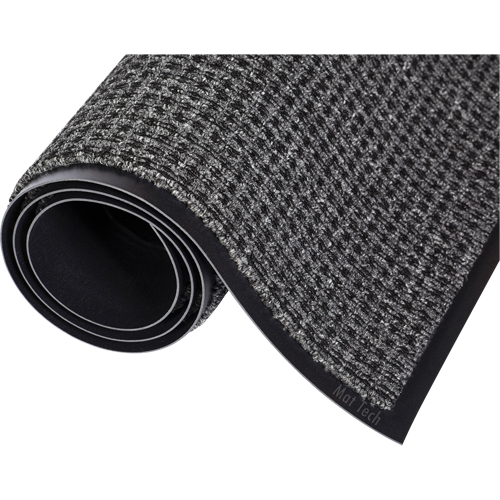 Oxford-Lite™ Mat, Wiper, 6' x 15' x 5/16", Grey/Black