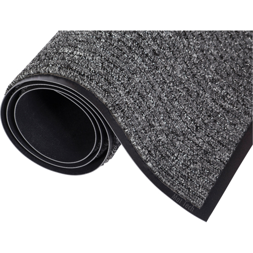 Three-N-One™ Mat, Wiper/Scraper, 3' x 45' x 5/16", Charcoal