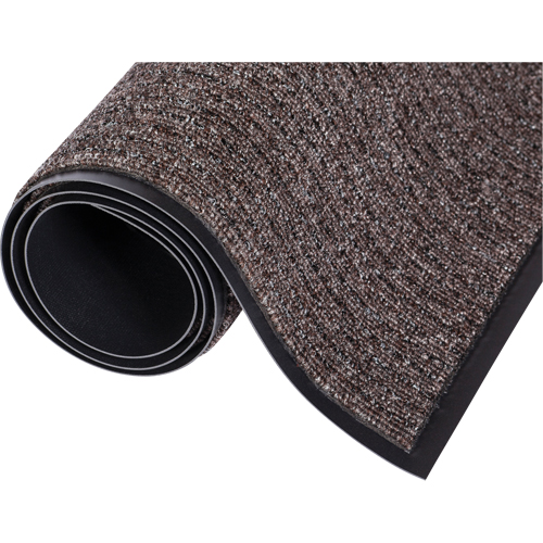 Three-N-One™ Mat, Wiper/Scraper, 6' x 60' x 5/16", Walnut