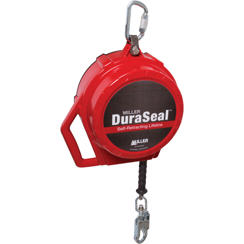 Miller® DuraSeal™ Self-Retracting Lifeline, 50', Stainless Steel, Swivel