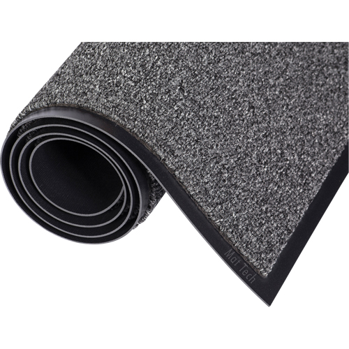 Walk-A-Way™ Mat, Wiper, 6' x 8' x 5/16", Charcoal