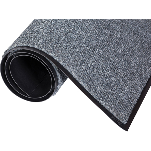 Marathon™ Mat, Wiper/Scraper, 6' x 26' x 3/8", Blue/Grey